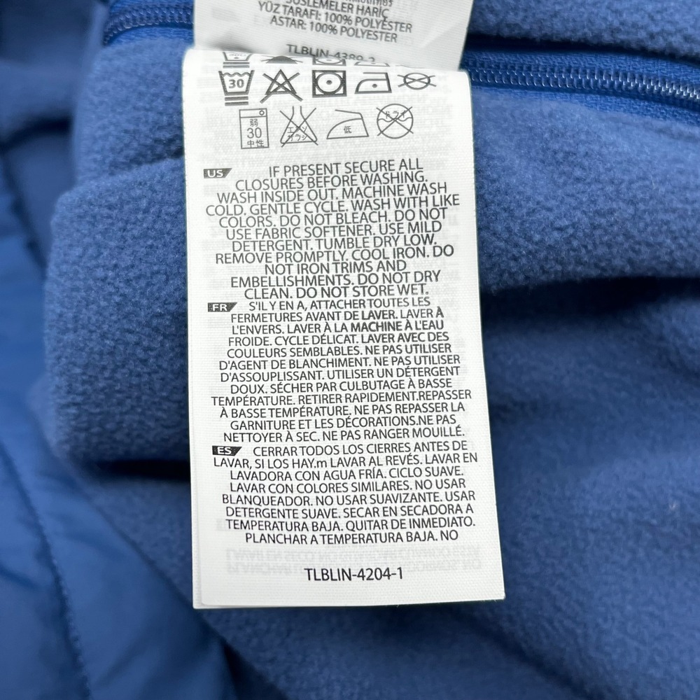 5.11 Tactical Warner Anorak Jacket Blue Mens Large Fleece Lined Hooded 1/4 Zip - Picture 7 of 8
